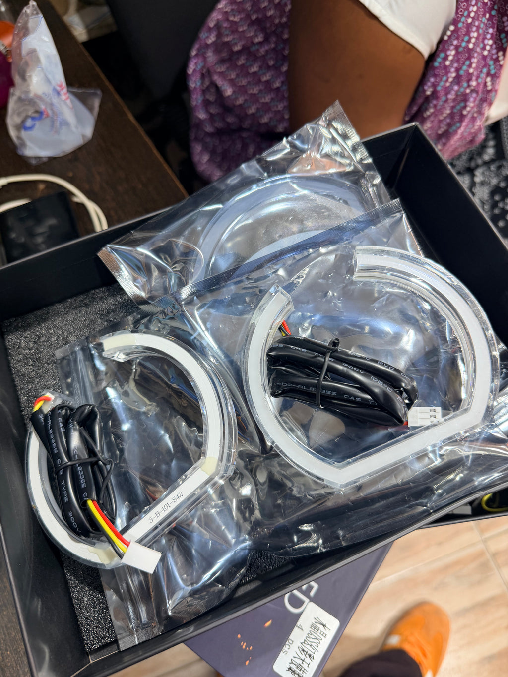 RGB LED BMWCar Headlight DRL(Angel Eye)