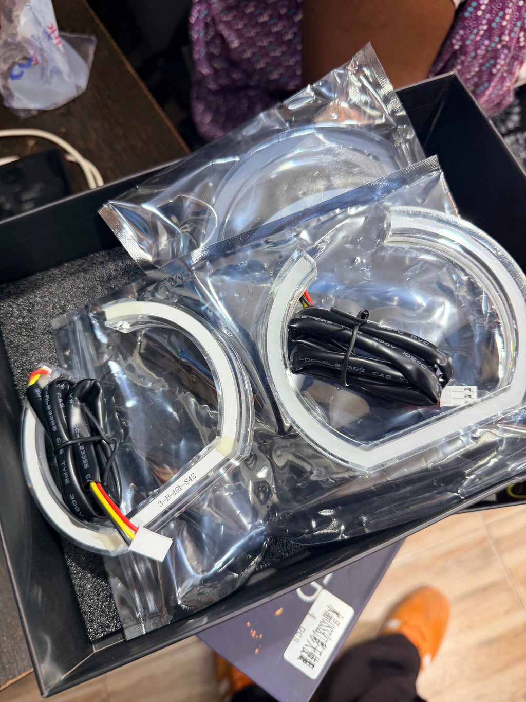 RGB LED BMWCar Headlight DRL(Angel Eye)