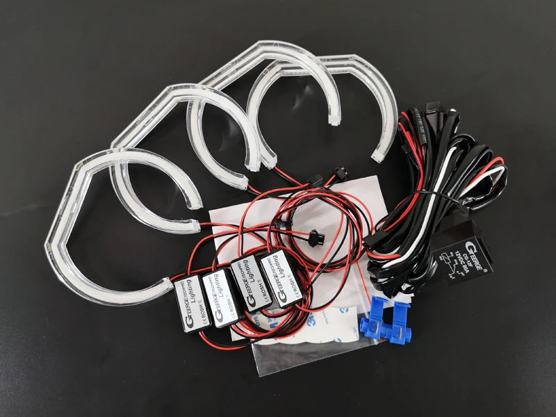 RGB LED BMWCar Headlight DRL(Angel Eye)