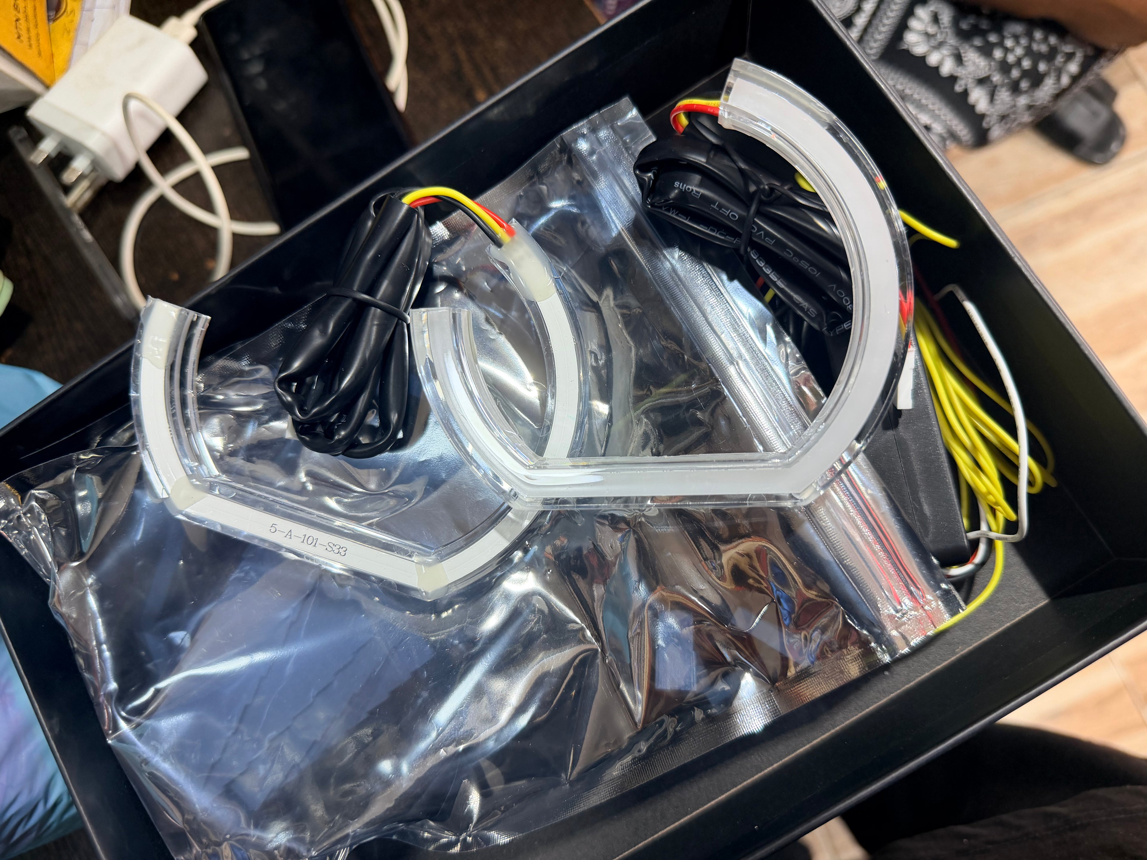 RGB LED BMWCar Headlight DRL(Angel Eye)